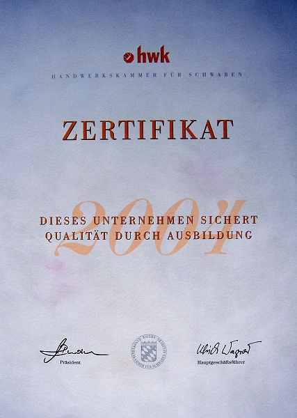 HWK Ausbildungsbetrieb HWK Ausbildungsbetrieb